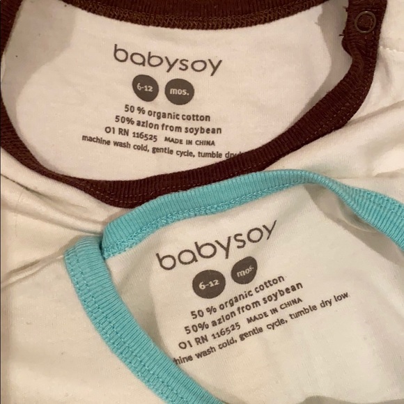 Organic and soybean romper set of 2 - Picture 6 of 7